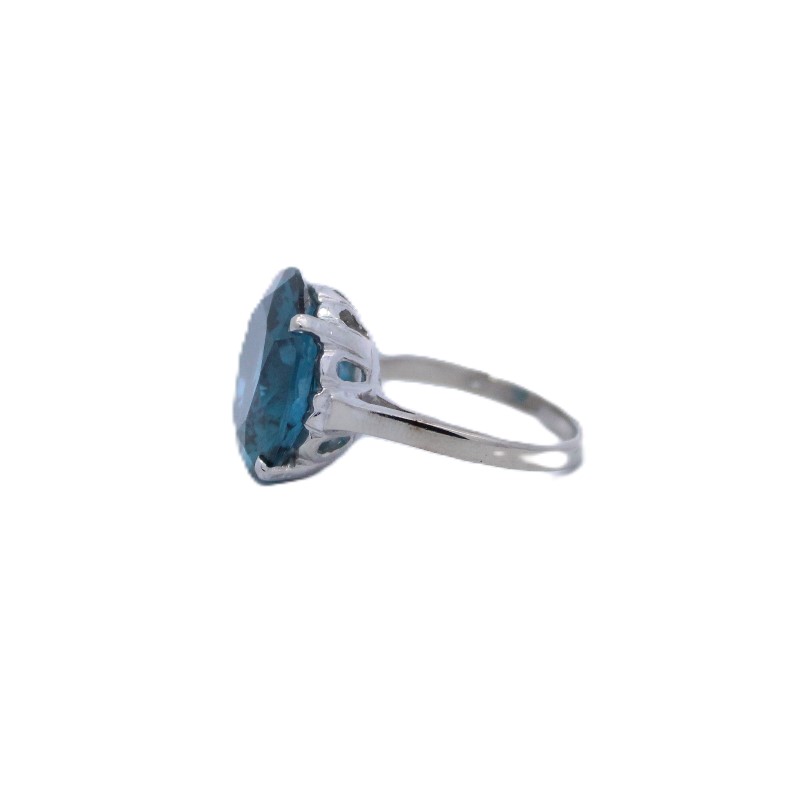 Estate London Blue Topaz Ring